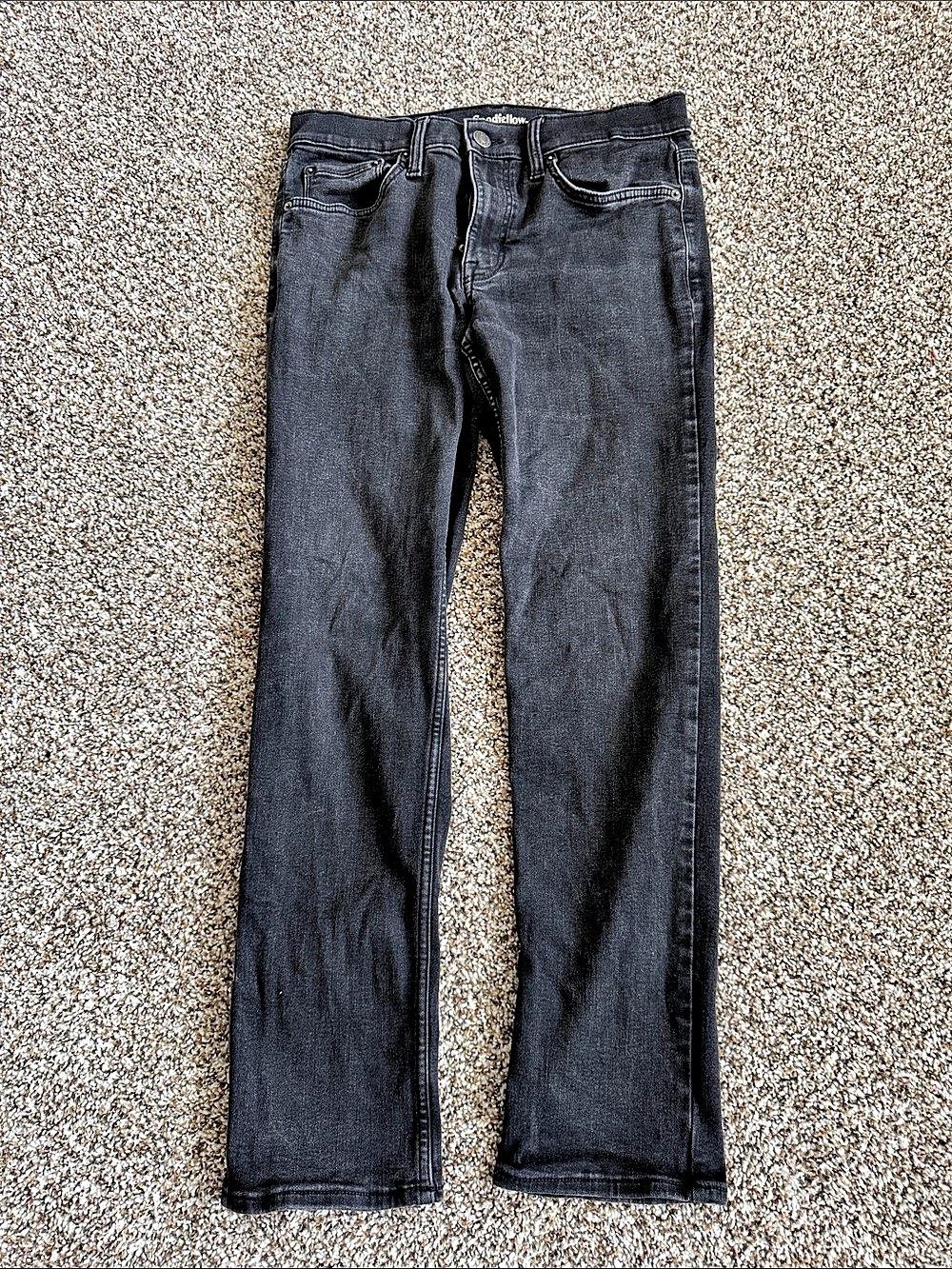 Goodfellow & Co Men's Slim Fit Total Flex Jeans Black Waist 30W x 30L
